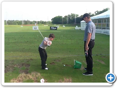 Justin Rose with shergo kurdi at BMW Wentworth 2012